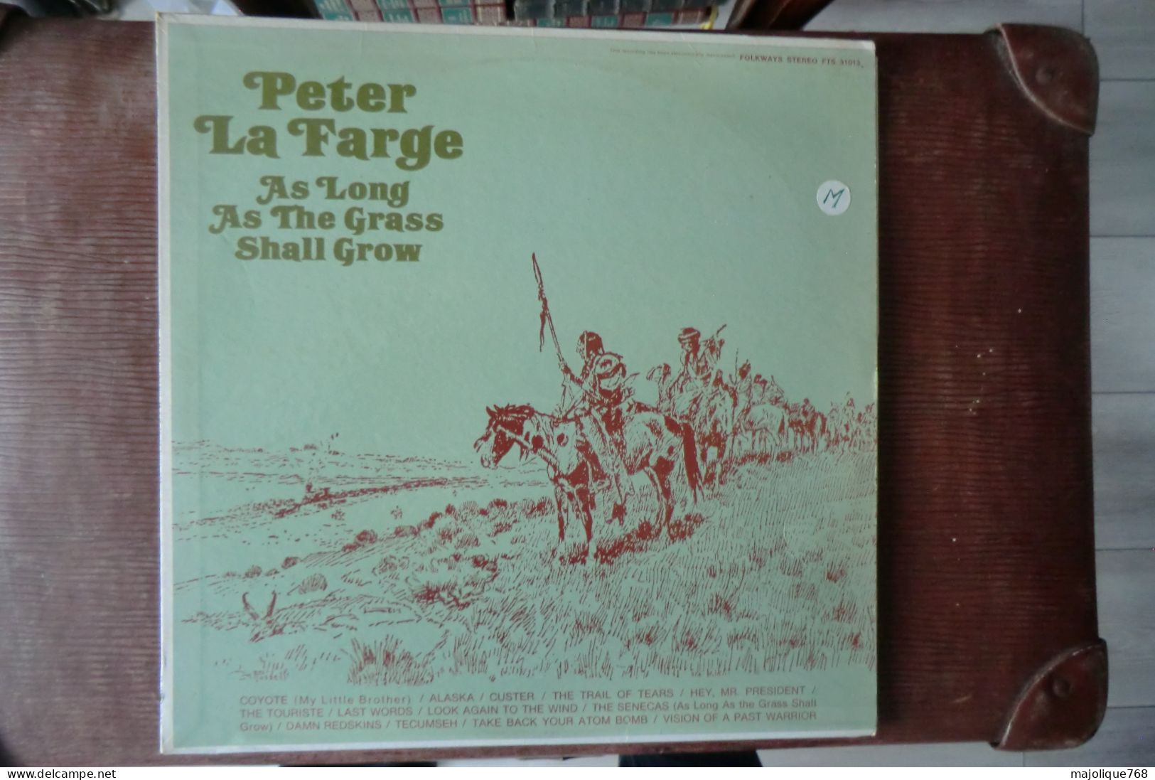 Disque De Peter La Farge - Aslong As The Grass Shall Grow -  Folkways Records ‎– FT 1013 MONO, Folkways Records  US 1968 - Country Et Folk