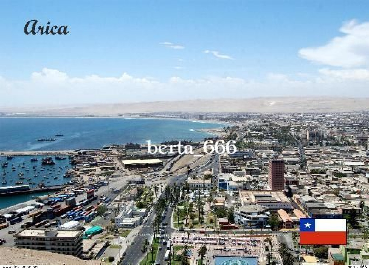 Chile Arica Aerial View New Postcard - Chile