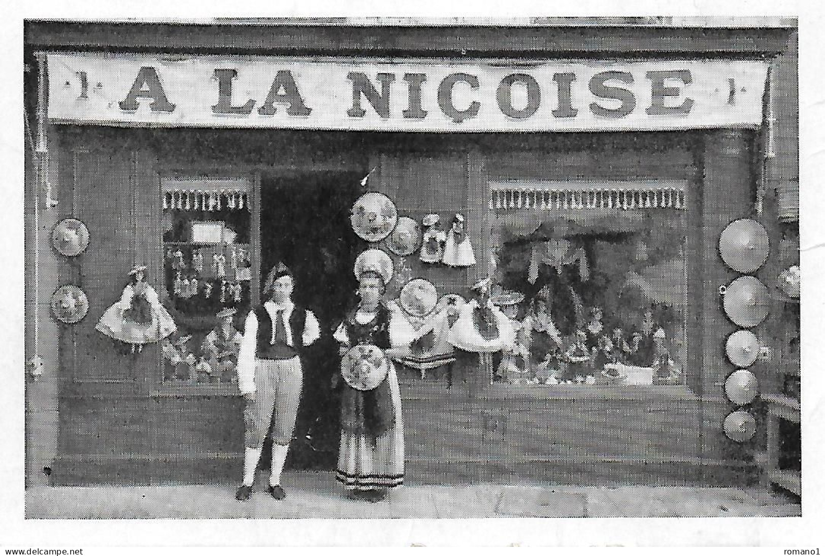 06) NICE  - Magasin " A LA NICOISE " Chapeaux Et Costumes Niçois Grands Choix De Poupées - 1 Rue Saint François De Paule - Artigianato