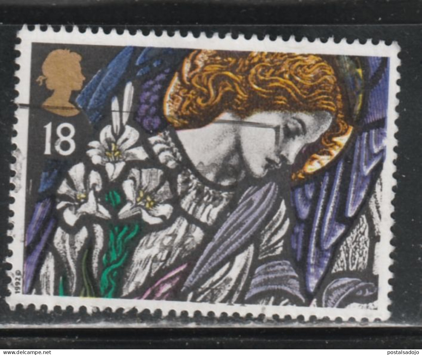 4GRANDE-BRETAGNE 051 // YVERT  1640 // 1992 - Oblitérés