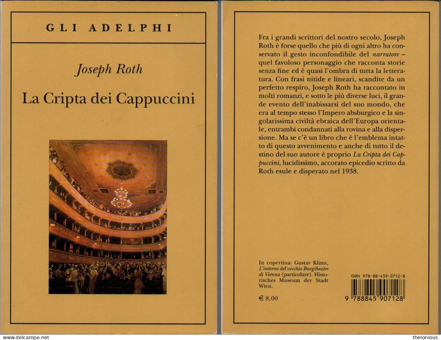 # Joseph Roth - La Cripta Dei Cappuccini - Adelphi 2007 - Famous Authors