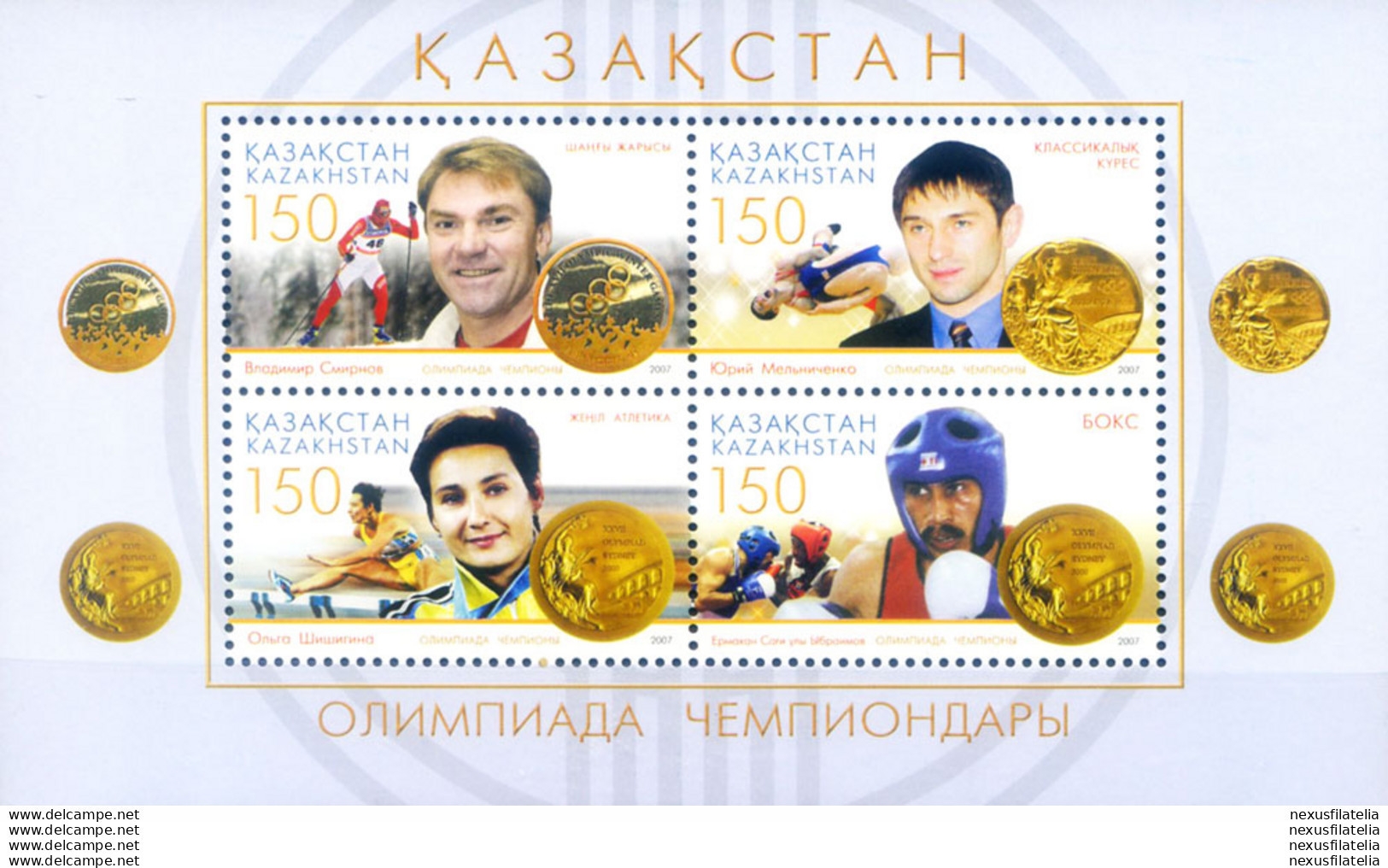 Sport. Medaglie Alle Olimpiadi 2007. - Kazakistan