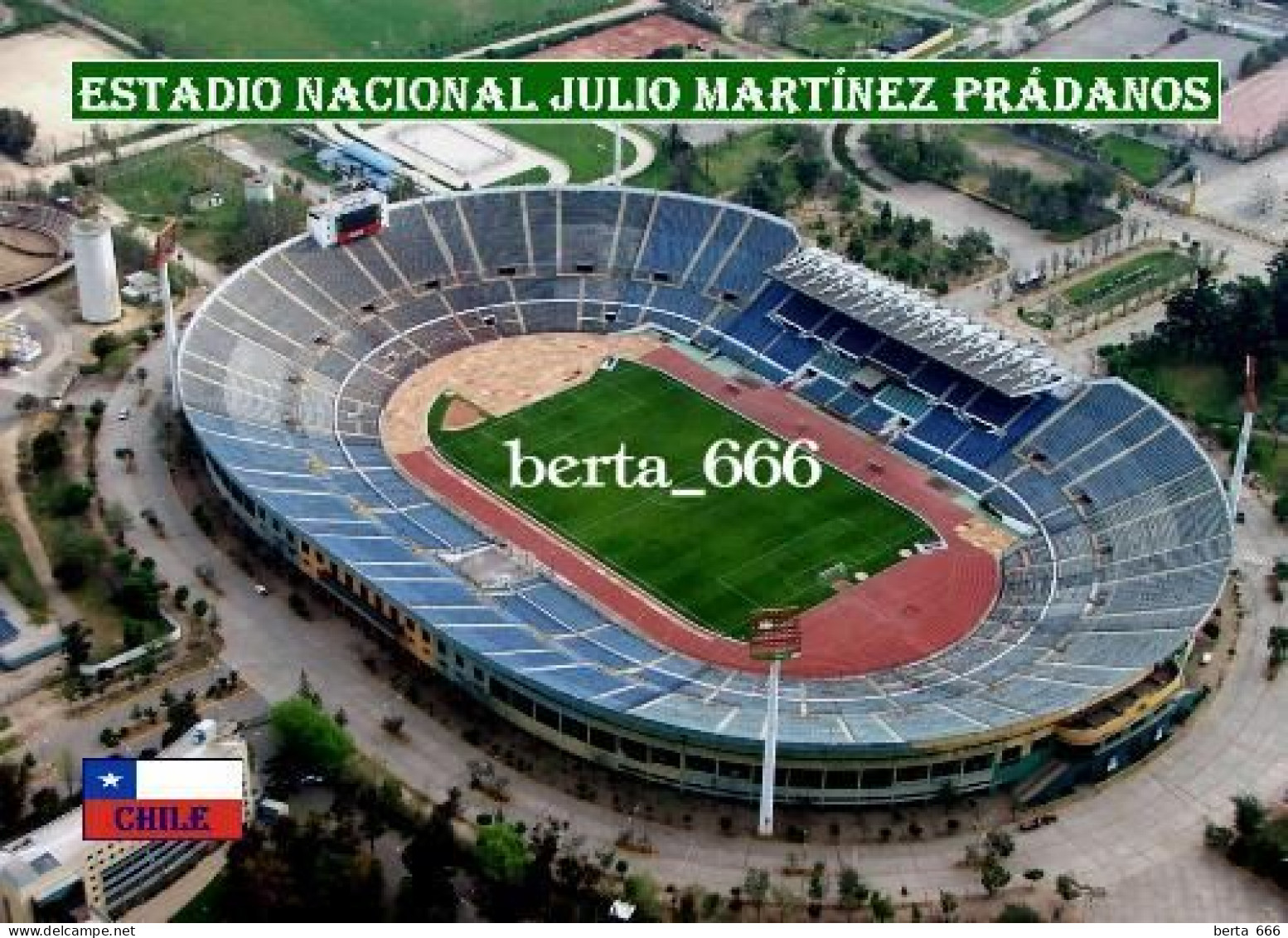 Chile Julio Martinez Pradanos National Stadium New Postcard - Estadios