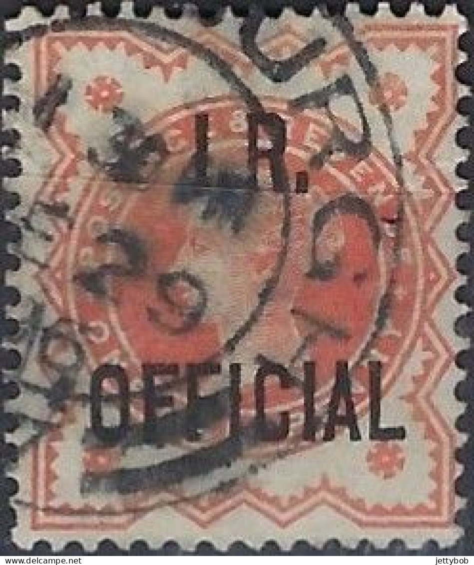 GB 1888 QV Inland Revenue Official .05d Jubilee Stamp Overprinted I.R.OFFICIAL  Used - Service