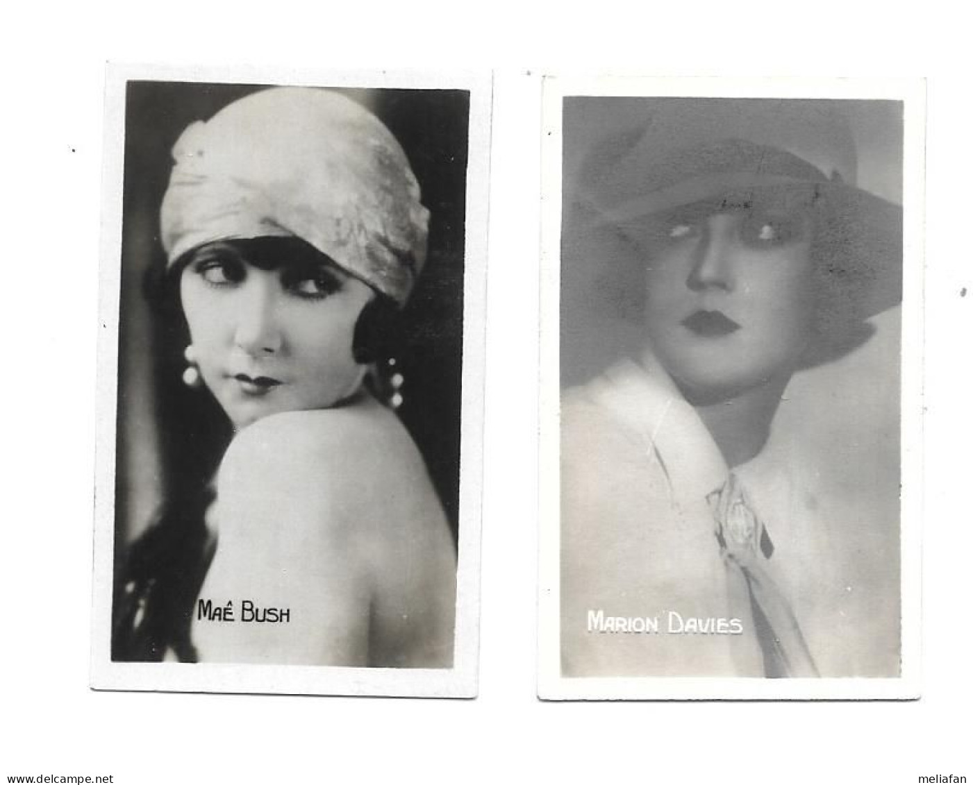 CW69 - PHOTOS DOS VIERGE - FORMAT 6.5 X 4 CM - MARION DAVIES - MAE BUSH - Foto's