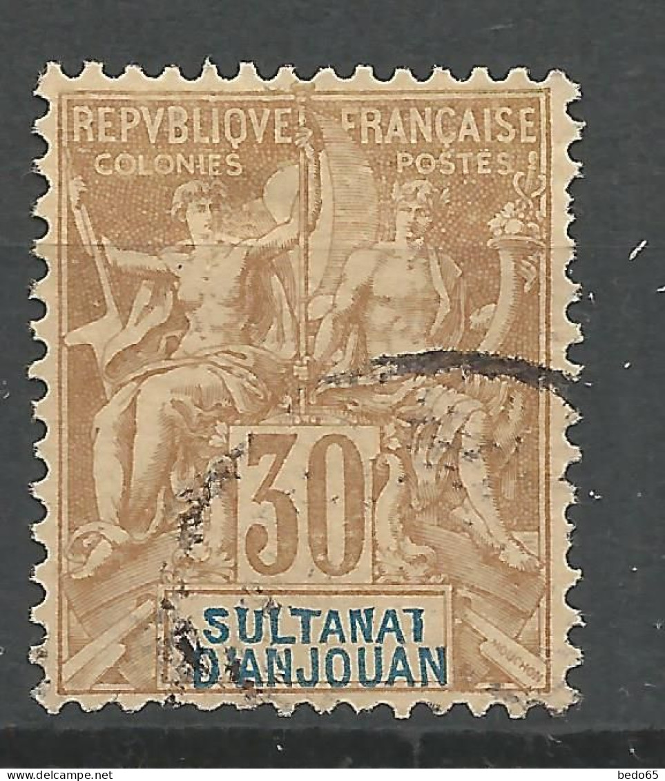 ANJOUAN N° 9 OBL / Used - Used Stamps