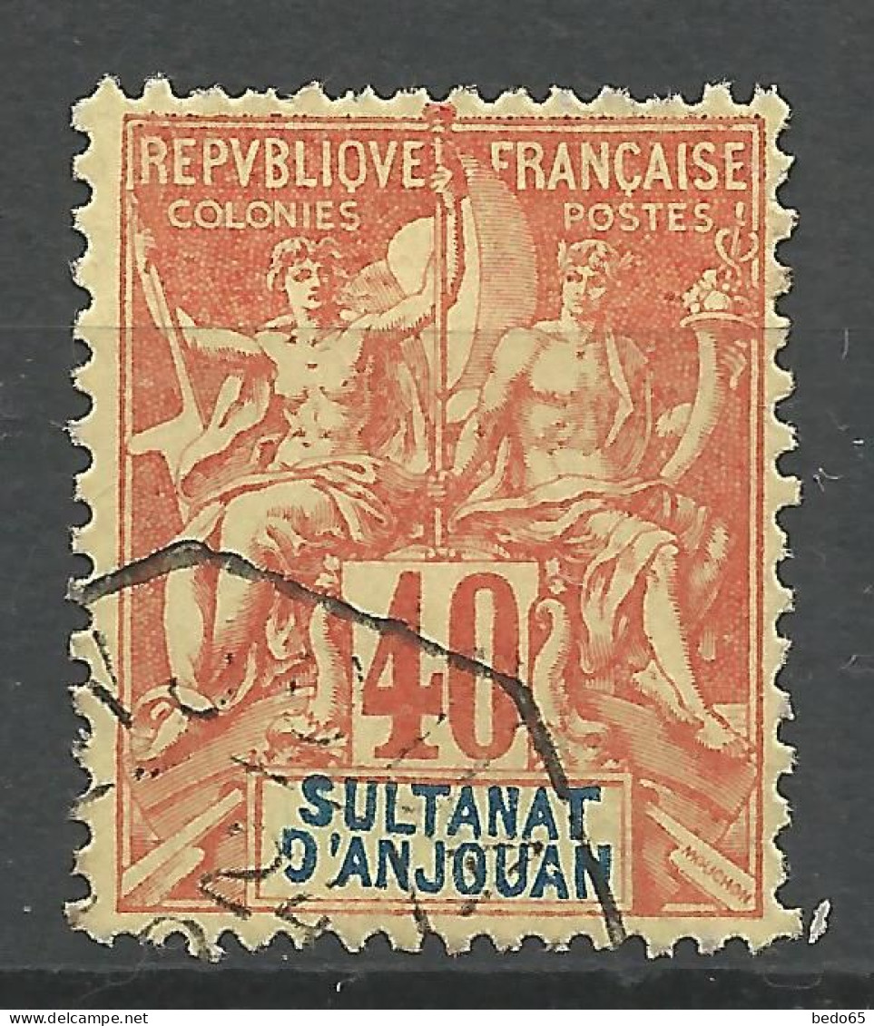 ANJOUAN N° 10 OBL / Used - Used Stamps