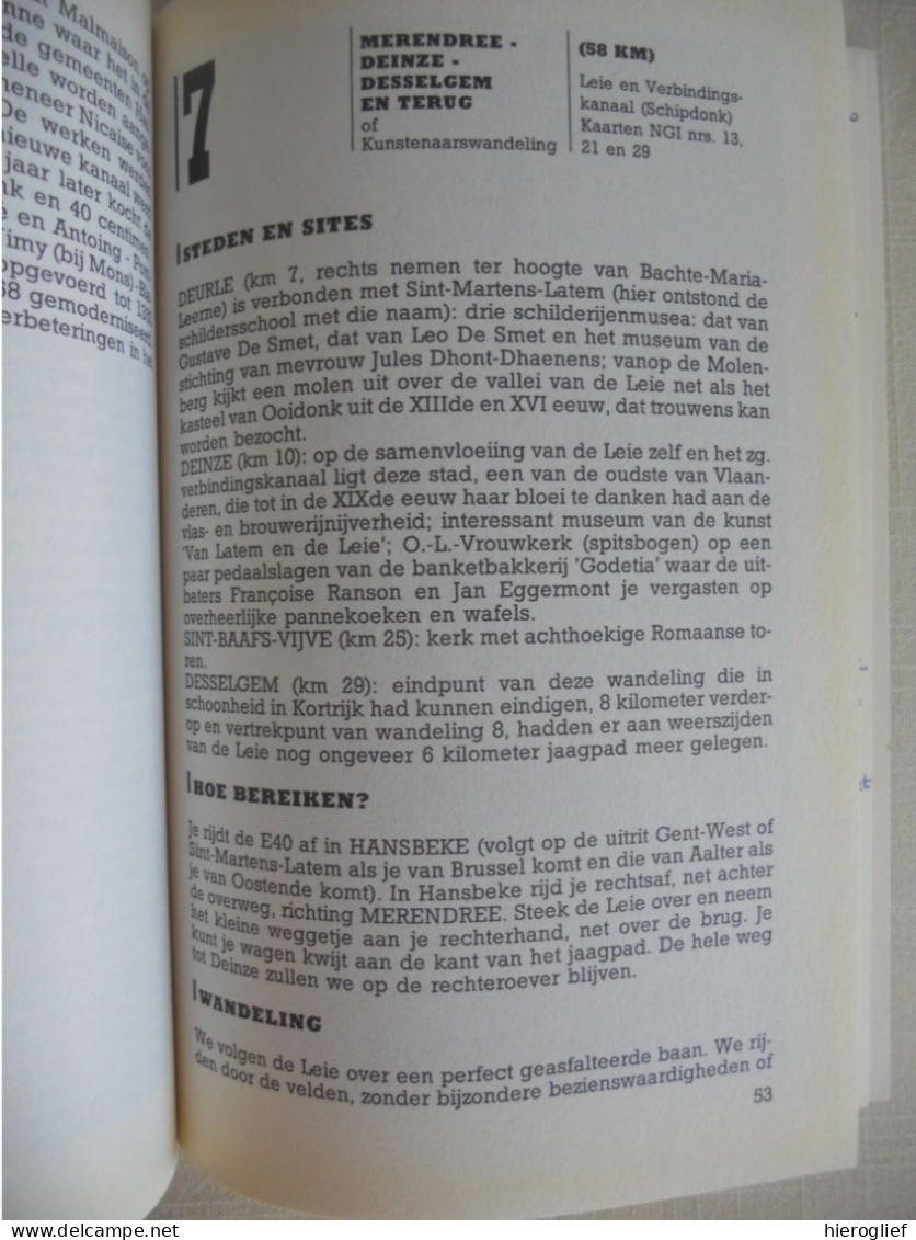 FIETSTOERISME In BELGIË 1000 Km Over Rustige Paden Gérard De Selys Anne Maesschalk Fietsen Recreatie Sport Fiets - Praktisch