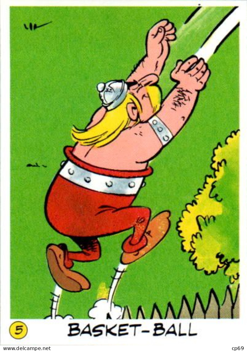 25 Images Publicitaires Série Complète Astérix Vache Qui Rit Fromage Autocollant Goscinny-Uderzo 1991 Sport 运动 Deporte