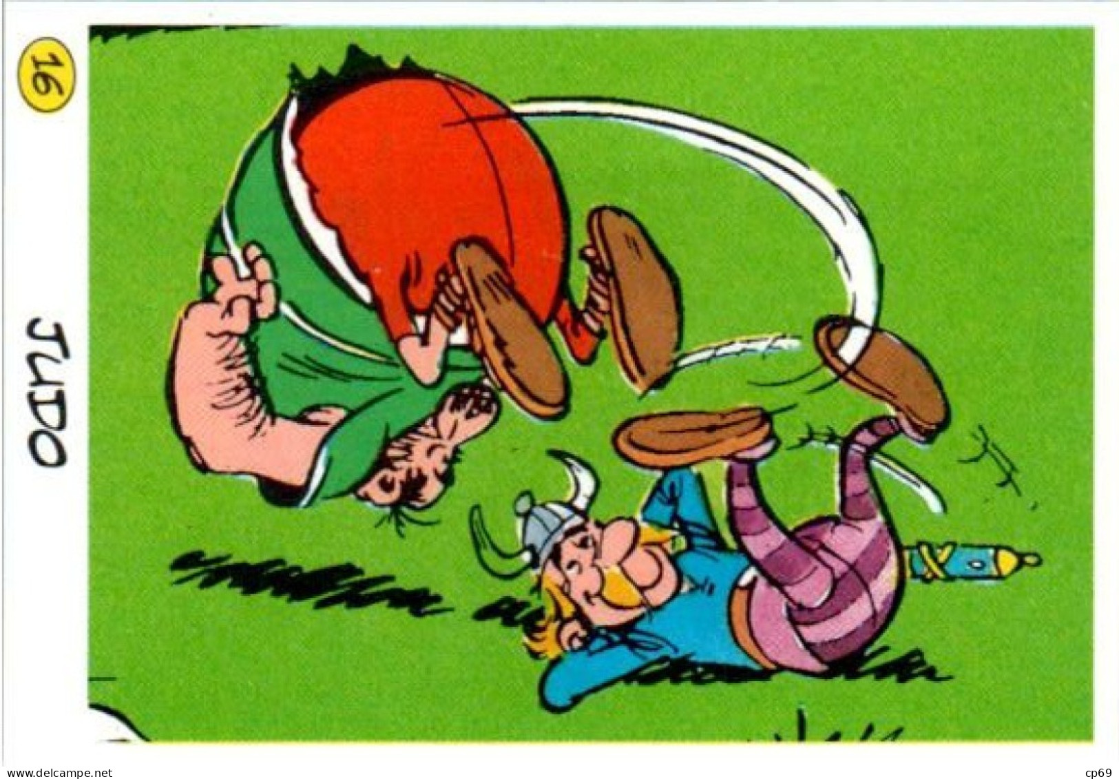 25 Images Publicitaires Série Complète Astérix Vache Qui Rit Fromage Autocollant Goscinny-Uderzo 1991 Sport 运动 Deporte