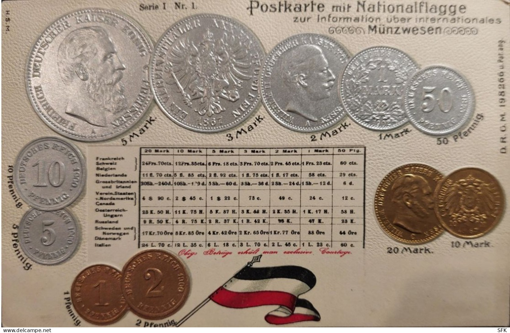 Germany, Coins I/II- VF,  783 - Monnaies (représentations)