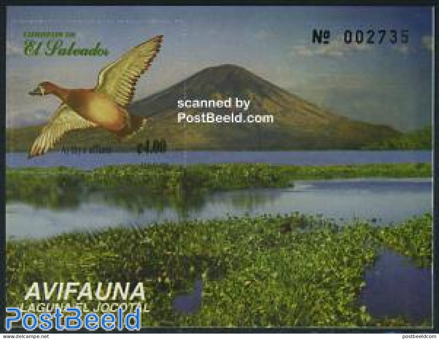 El Salvador 1999 Ducks S/s, Mint NH, Nature - Birds - Ducks - Salvador