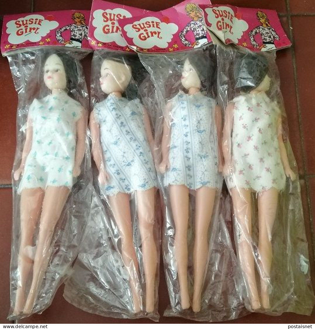 Lote De 15 Bonecas SUSIE Girl Loiras E Morenas Com Sapatos (ainda Embaladas) - Dolls