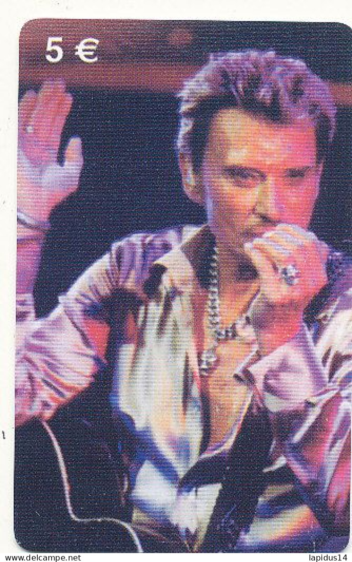 TE 39 / TELECARTE JOHNNY HALLIDAY   TIRAGE 500 EX - Ontwikkeling