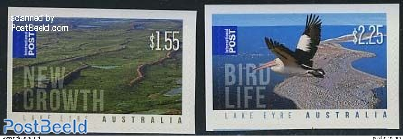 Australia 2011 Lake Eyre 2v S-a, Mint NH, Nature - Birds - Unused Stamps
