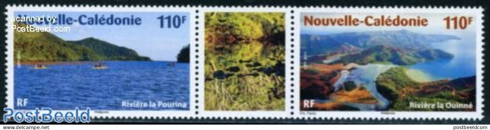 New Caledonia 2011 Rivers 2v+tab [:T:], Mint NH, Sport - Kayaks & Rowing - Unused Stamps