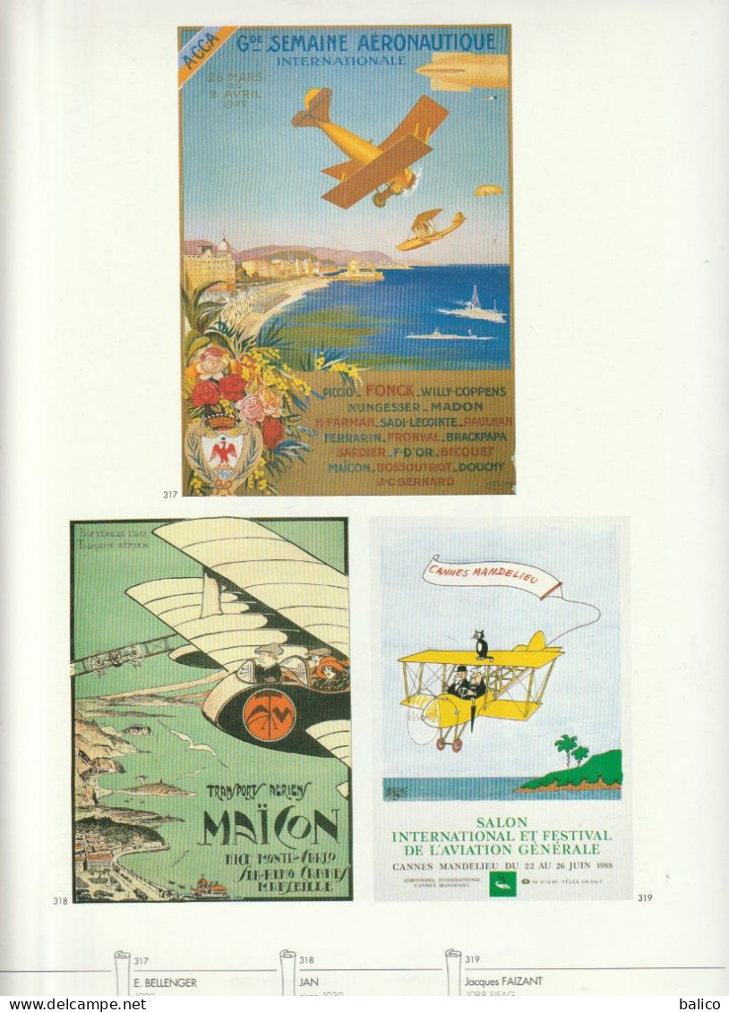 Pages Du Livre "AFFICHES D'AZUR" Alpes Maritimes  ( Recto Verso, Pages 263/264 )  MONACO Et NICE - Afiches