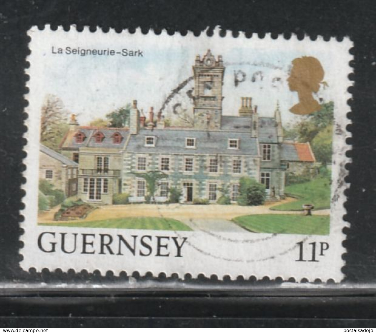 4GRANDE-BRETAGNE-GUERNSEY 055 // YVERT 333 // 1985 - Usati