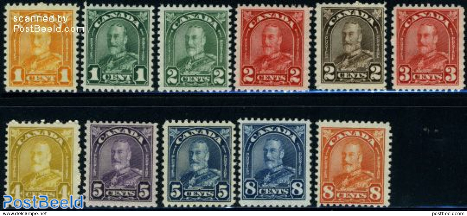 Canada 1930 Definitives 11v, Mint NH - Unused Stamps