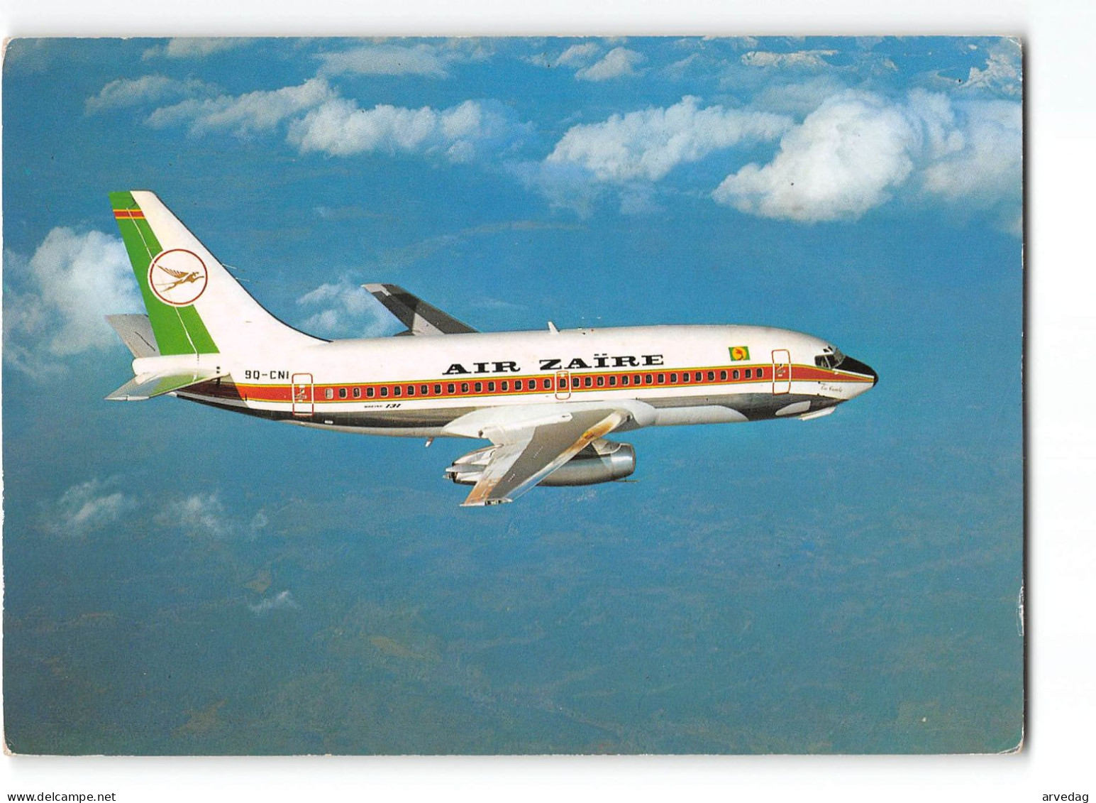 AG2618 AIR ZAIRE BOEING 737 - 298C LAC TUMBA - 1946-....: Moderne