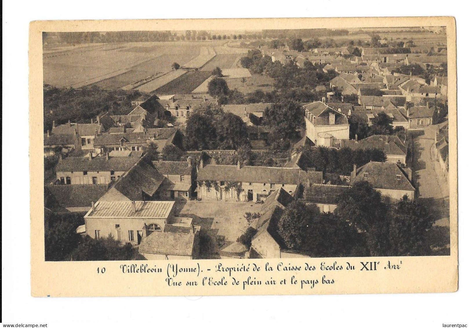 Villeblevin - Propriété De La Caisse Des Ecoles Du XIIe Arrondissement - édit.  10 + Verso - Villeblevin