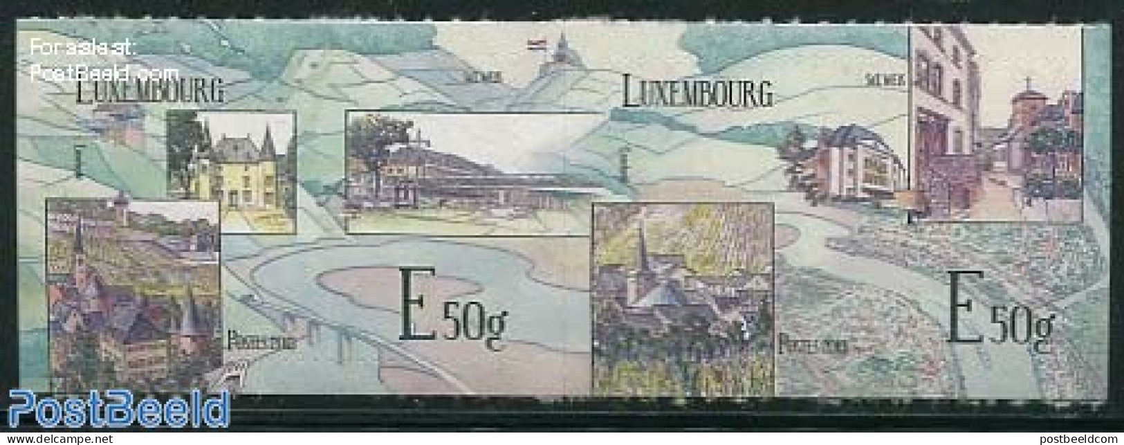 Luxemburg 2013 Tourism, Moselle Valley 2v S-a, Mint NH, Various - Tourism - Art - Castles & Fortifications - Unused Stamps