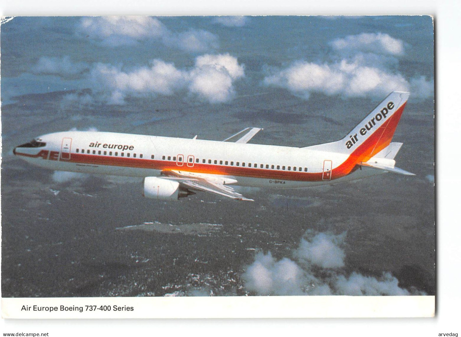 AG2625  AIR EUROPE BOEING 737-400 - 1946-....: Moderne