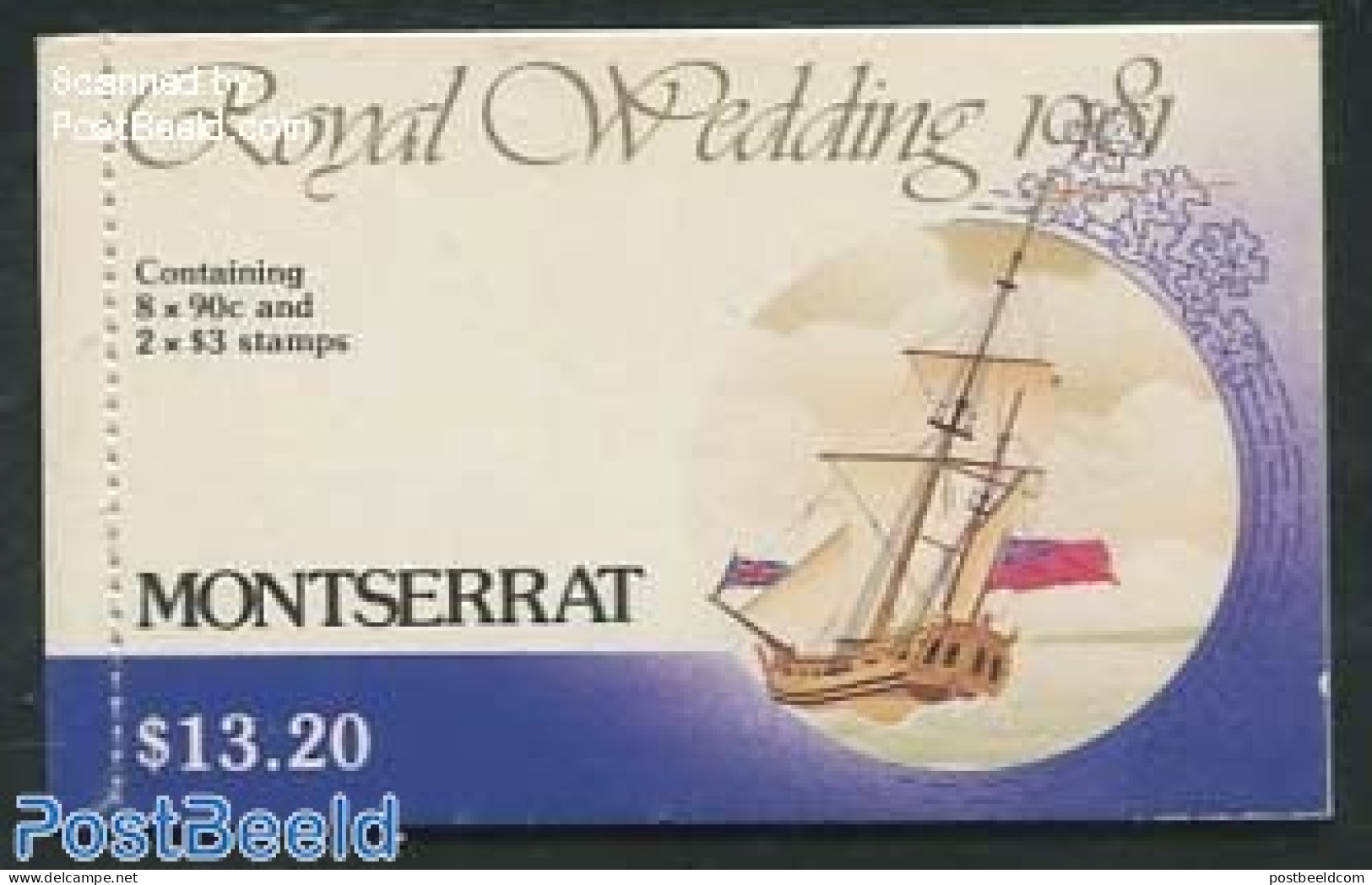 Montserrat 1981 Royal Wedding Booklet, Mint NH, History - Transport - Charles & Diana - Kings & Queens (Royalty) - Sta.. - Familias Reales