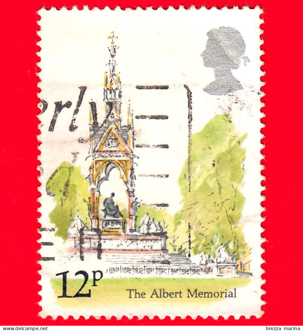 GB  - UK - GRAN BRETAGNA - Usato - 1980 - Luoghi D'interesse A Londra - The Albert Memorial - 12 - Usati