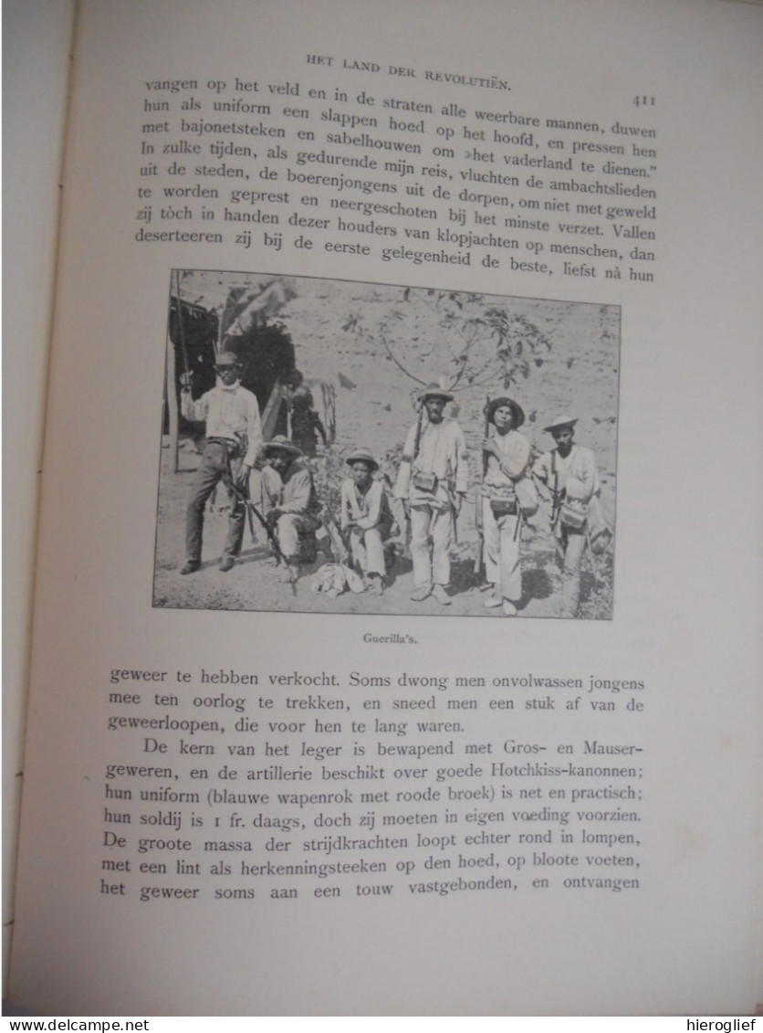 Naar de ANTILLEN en VENEZUELA door H. Van Kol 1904 Leiden Sijthof eilanden Dominica revolutie wouden negerras Nederland