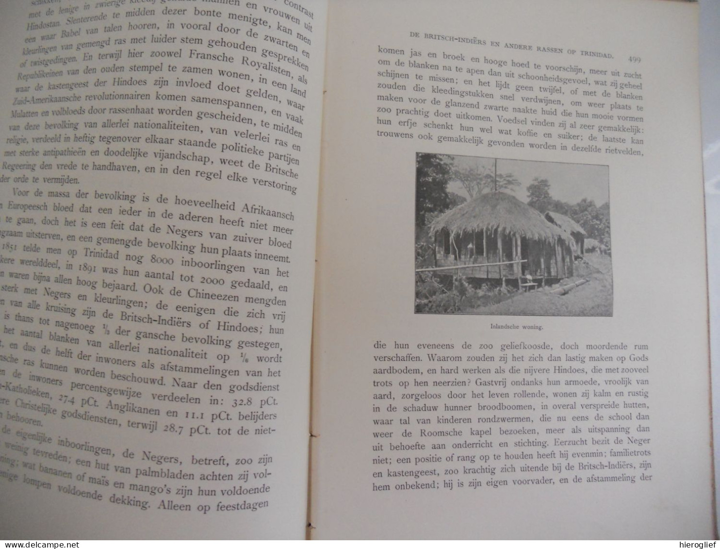 Naar de ANTILLEN en VENEZUELA door H. Van Kol 1904 Leiden Sijthof eilanden Dominica revolutie wouden negerras Nederland