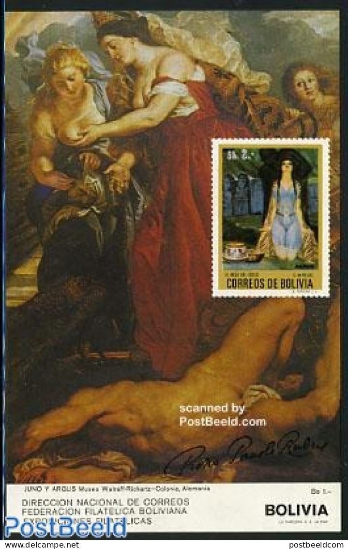 Bolivia 1987 P.P. Rubens S/s, Mint NH, Art - Paintings - Rubens - Bolivia