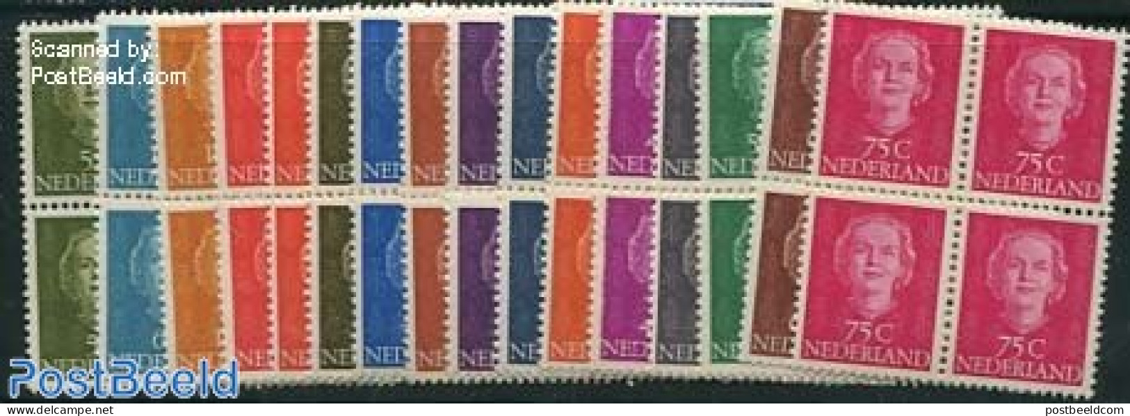Netherlands 1949 Definitives 16v, Blocks Of 4 [+], Mint NH - Ongebruikt