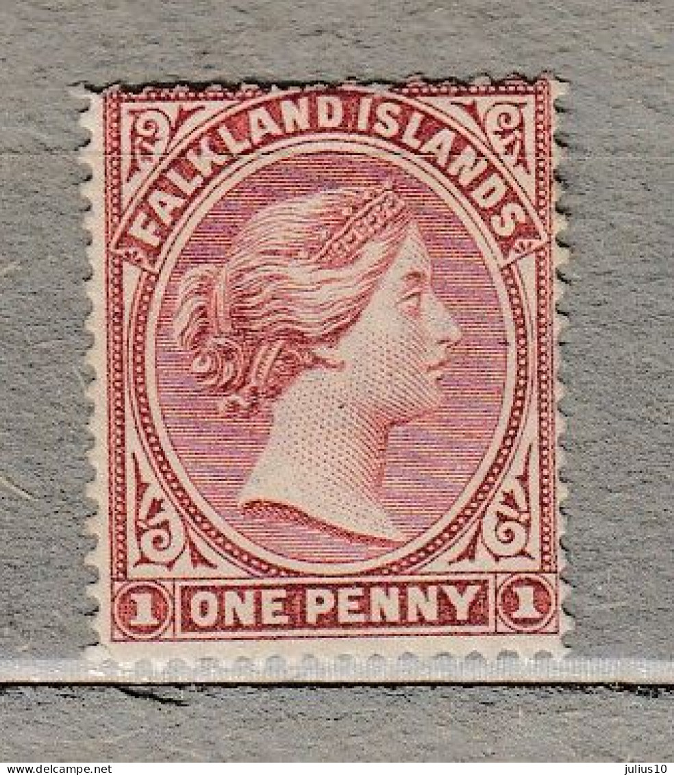 FALKLAND ISLANDS 1885 Victoria MH(*) Mi 5Ya CV 95EUR Look Scan #33809 - Falkland