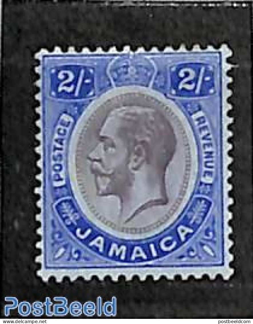 Jamaica 1912 2Sh, Stamp Out Of Set, Unused (hinged) - Jamaica (1962-...)