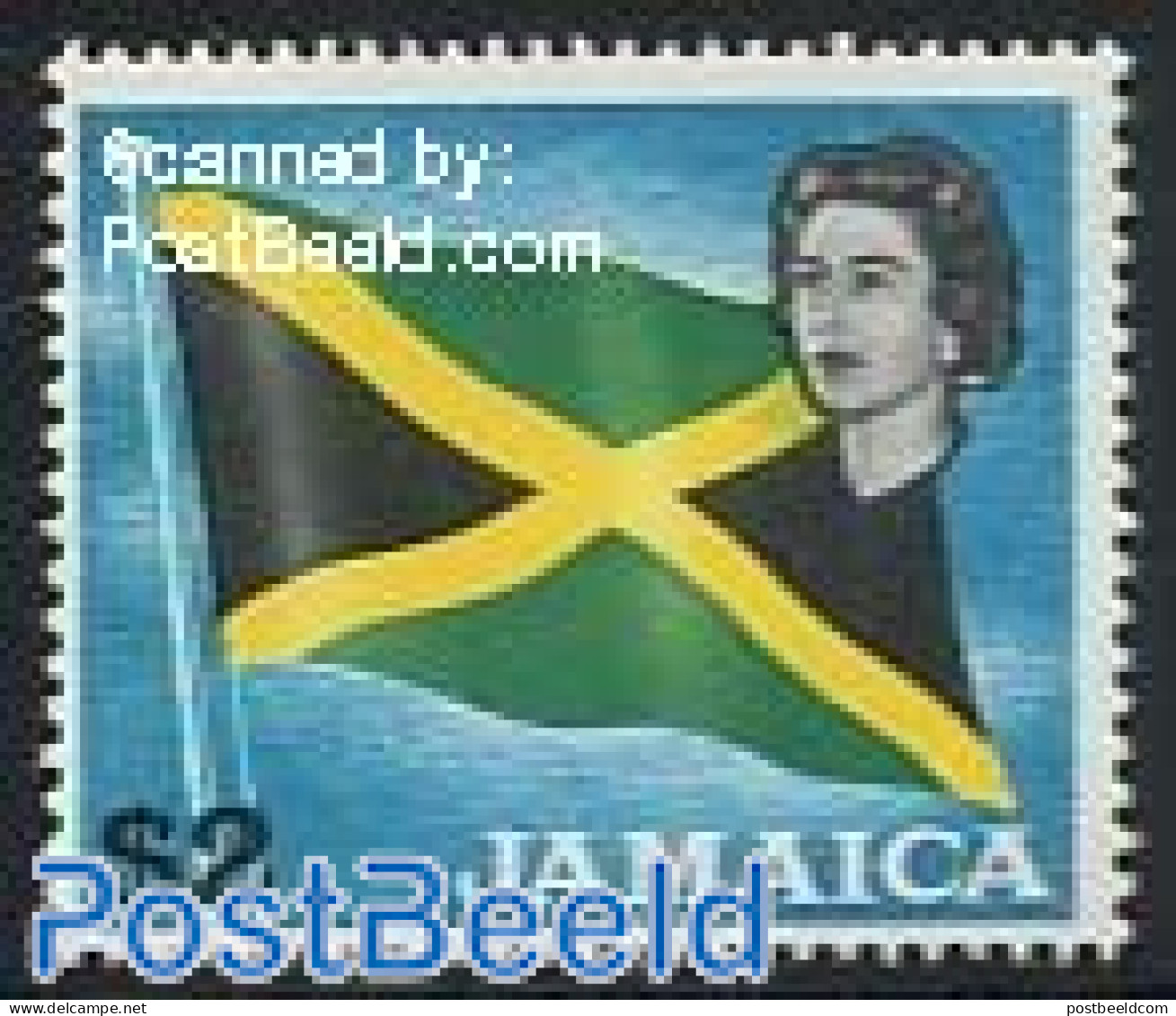 Jamaica 1970 2$, Stamp Out Of Set, Mint NH, History - Jamaica (1962-...)