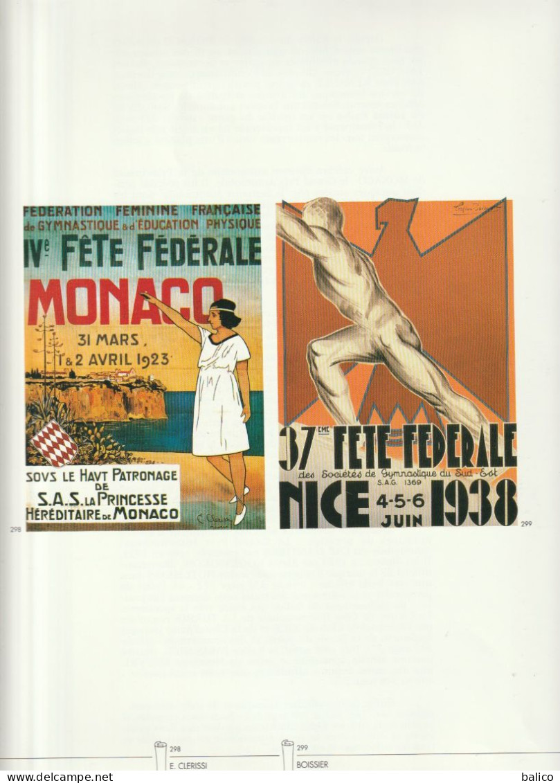 Page Du Livre "AFFICHES D'AZUR" Alpes Maritimes  (  Pages 252 ) FETE De  NICE Et MONACO - Afiches