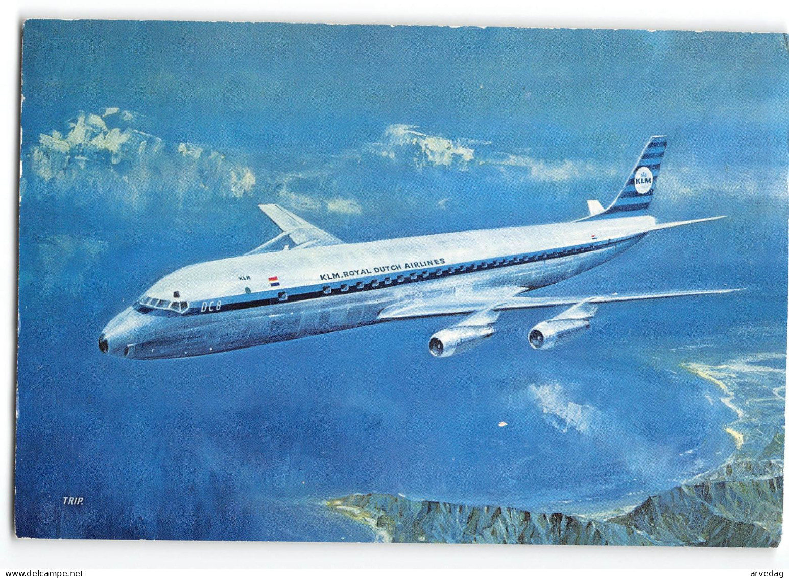 AG2640 KLM DOUGLAS DC-8 INTERCONTINENTAL JET - 1946-....: Moderne