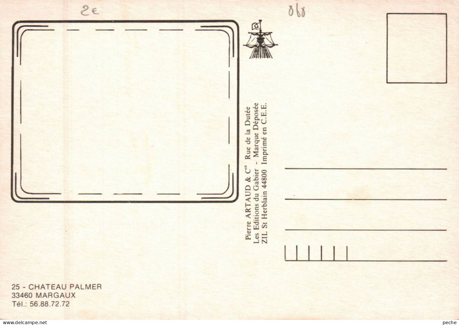 N°378 Z -cpsm Chateau Palmer -Margaux- - Margaux