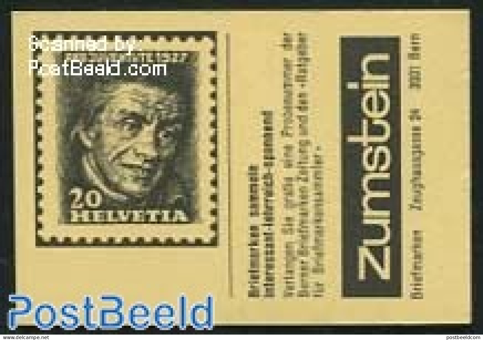 Switzerland 1984 Folklore Booklet, Chromeyellow, Pro Juventute 1927, Mint NH, Various - Stamp Booklets - Folklore - Ongebruikt