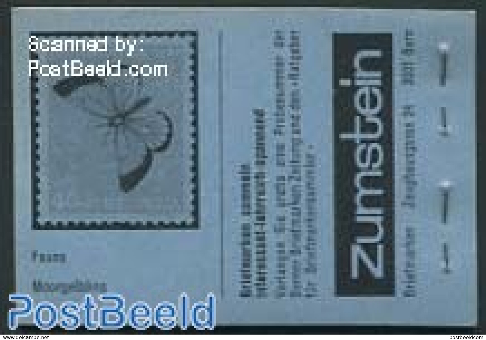 Switzerland 1980 Folklore Booklet, Blue Cover, Butterfly D, Mint NH, Nature - Various - Butterflies - Stamp Booklets -.. - Ongebruikt