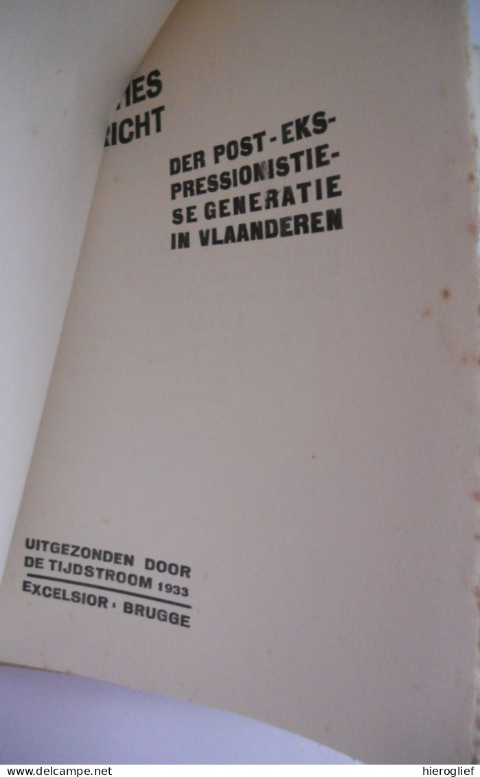 POËTIES BERICHT Der Post-ekspressionistiese Generatie Vlaanderen Poëzie Gilliams Melis Rogghe Eemans Vercammen Schepens - Poesía