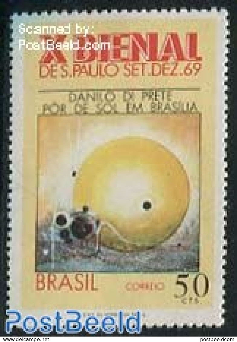 Brazil 1969 50c, Stamp Out Of Set, Mint NH - Nuovi