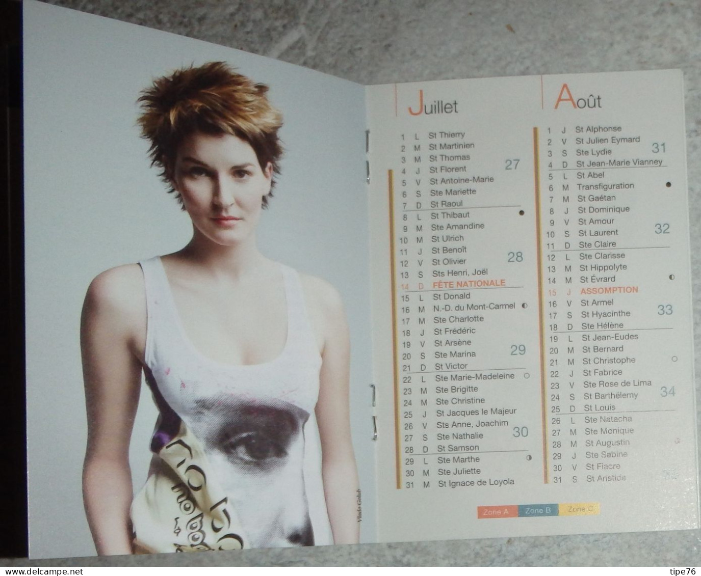 Petit Calendrier De Poche  Agenda 2013 Coiffeur Coiffure  Bornel Oise - 20 Pages - Kleinformat : 2001-...