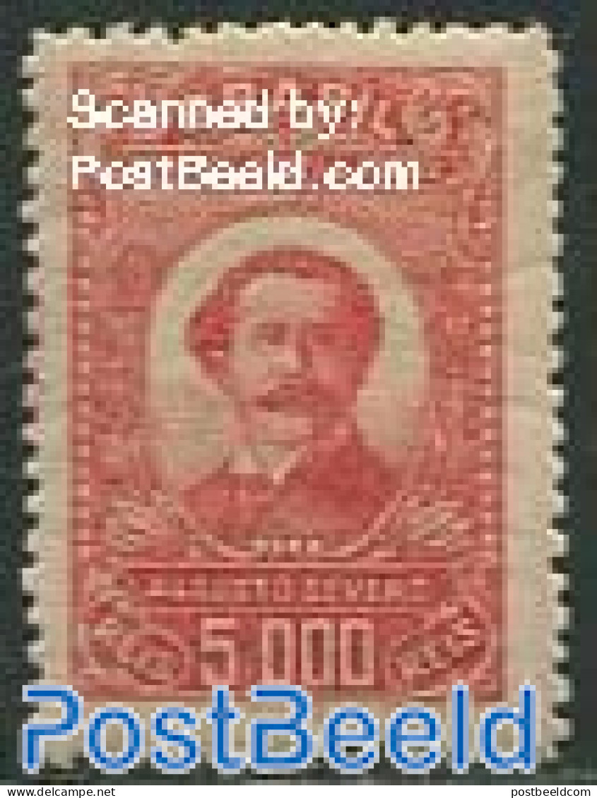 Brazil 1929 5000R, Stamp Out Of Set, Mint NH - Ongebruikt