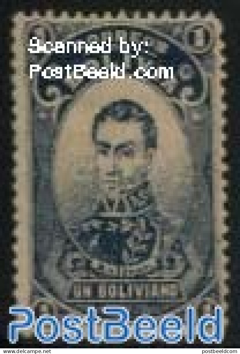 Bolivia 1897 2B, Stamp Out Of Set, Unused (hinged) - Bolivia
