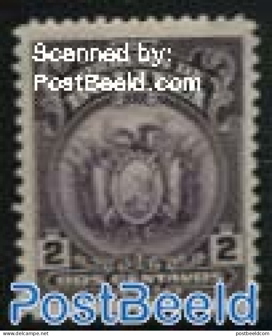Bolivia 1919 2c, Stamp Out Of Set, Unused (hinged) - Bolivia