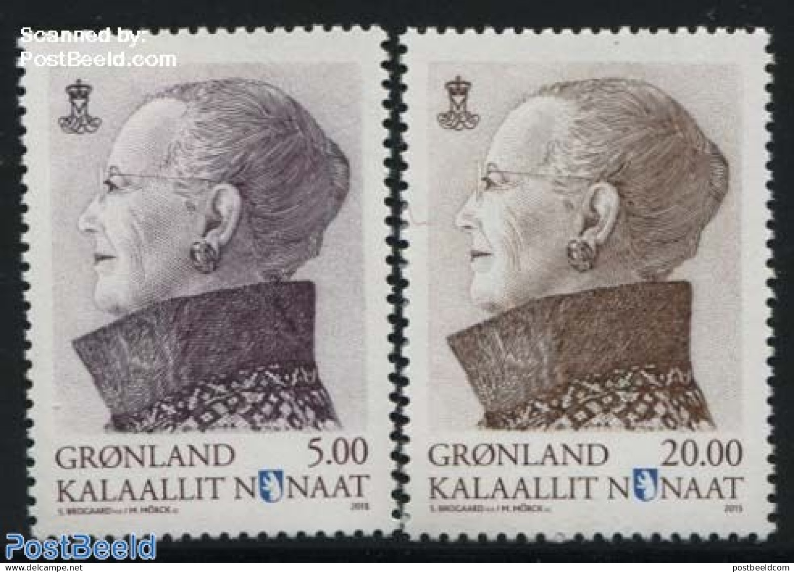 Greenland 2015 Definitives 2v, Mint NH - Ungebraucht