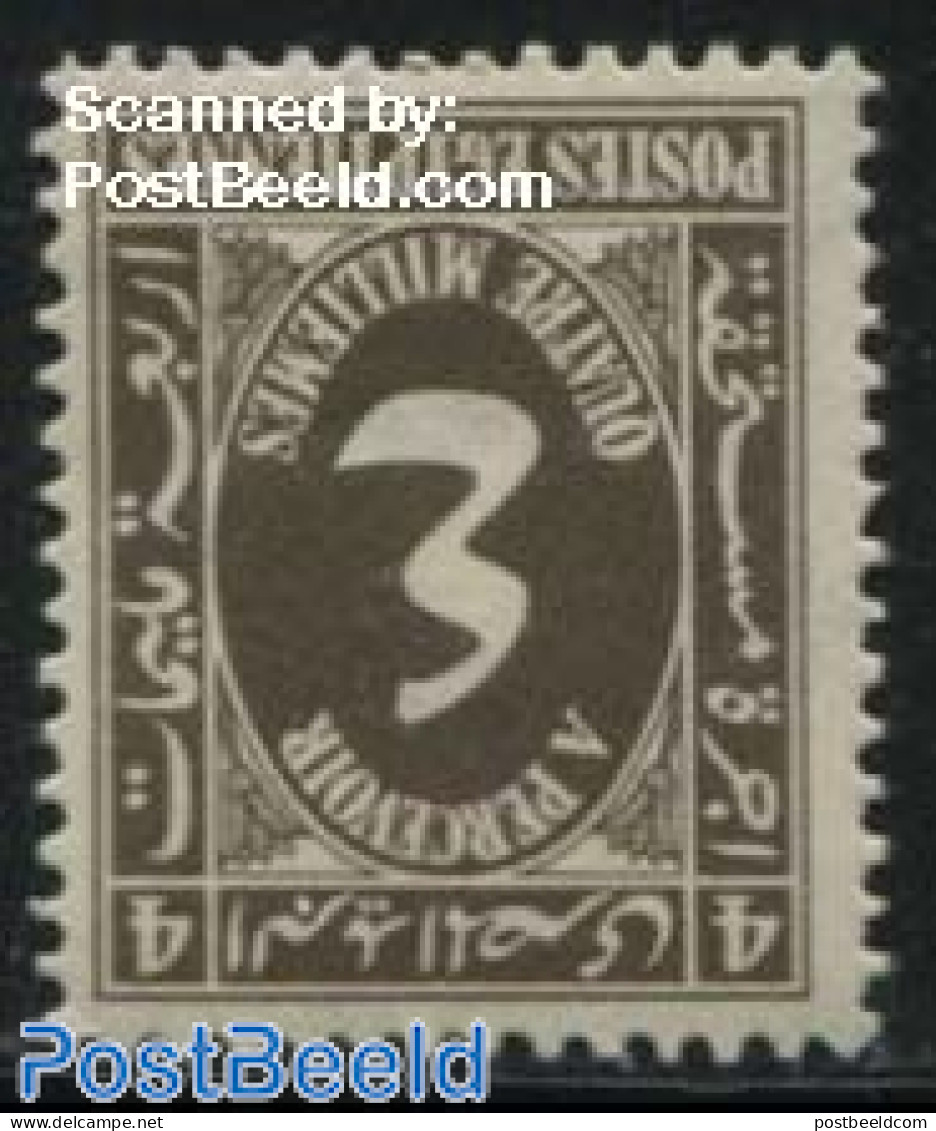 Egypt (Kingdom) 1927 4M Sepia, Stamp Out Of Set, Mint NH - Ongebruikt