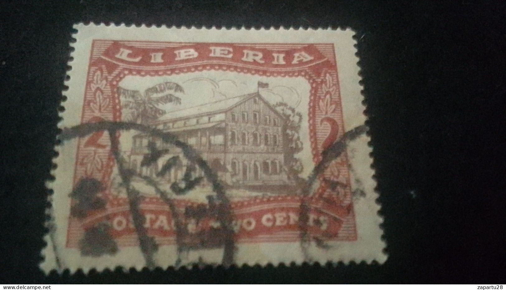 LİBERYA-1920-30   2  C      DAMGALI - Liberia